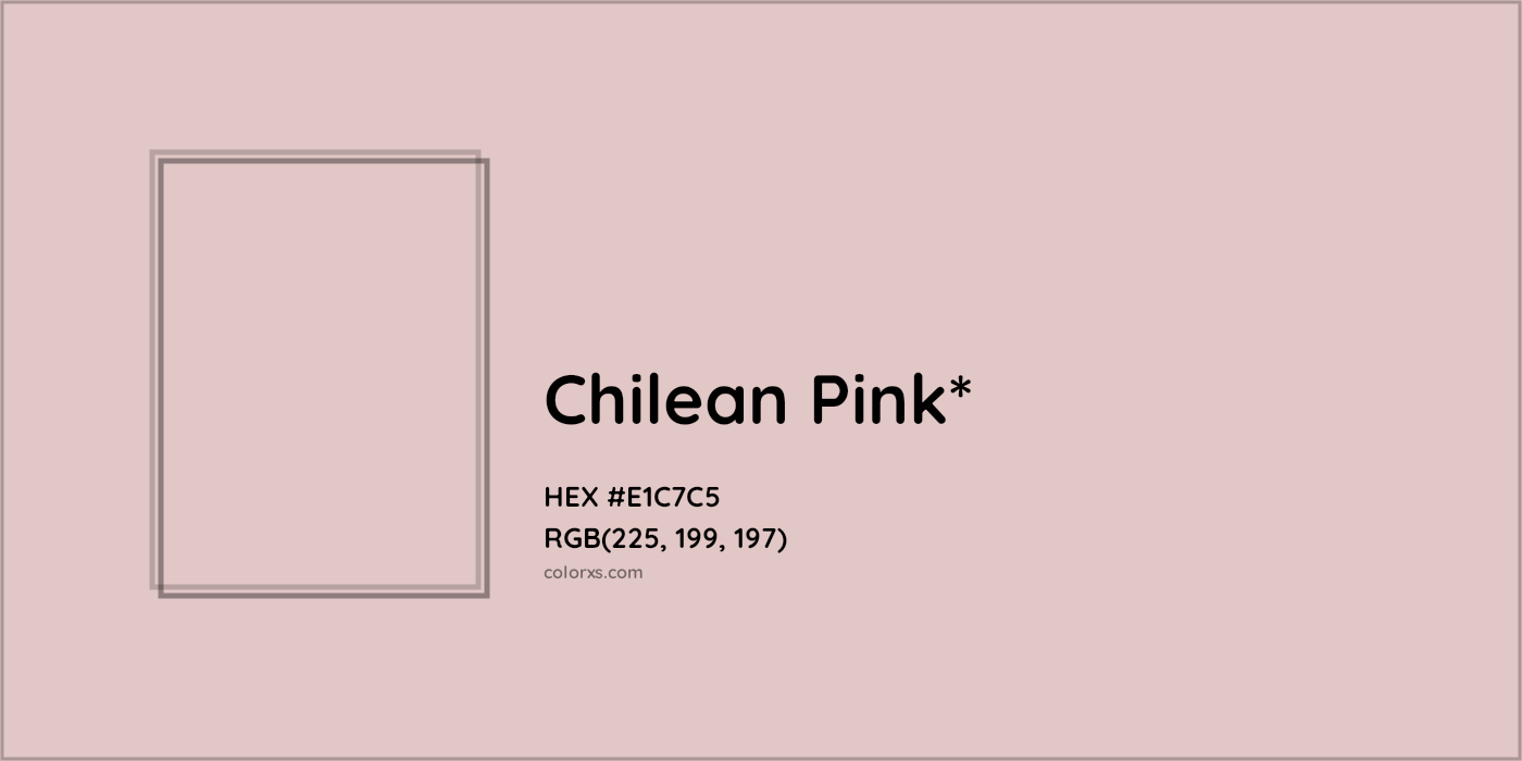 HEX #E1C7C5 Color Name, Color Code, Palettes, Similar Paints, Images