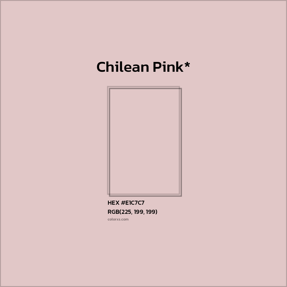 HEX #E1C7C7 Color Name, Color Code, Palettes, Similar Paints, Images