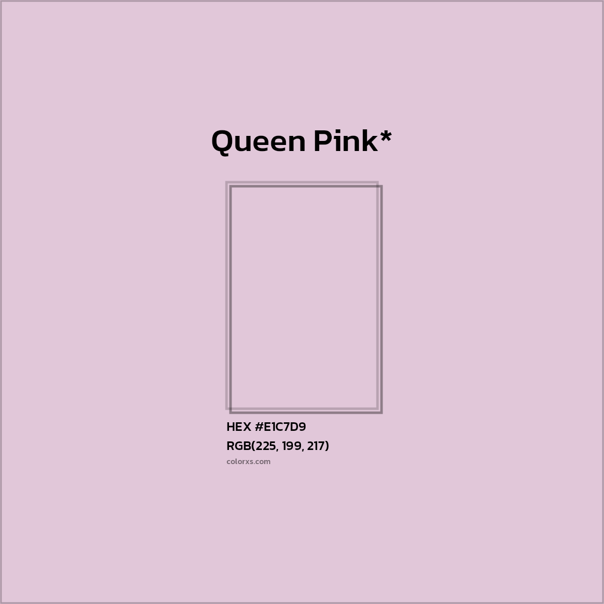HEX #E1C7D9 Color Name, Color Code, Palettes, Similar Paints, Images