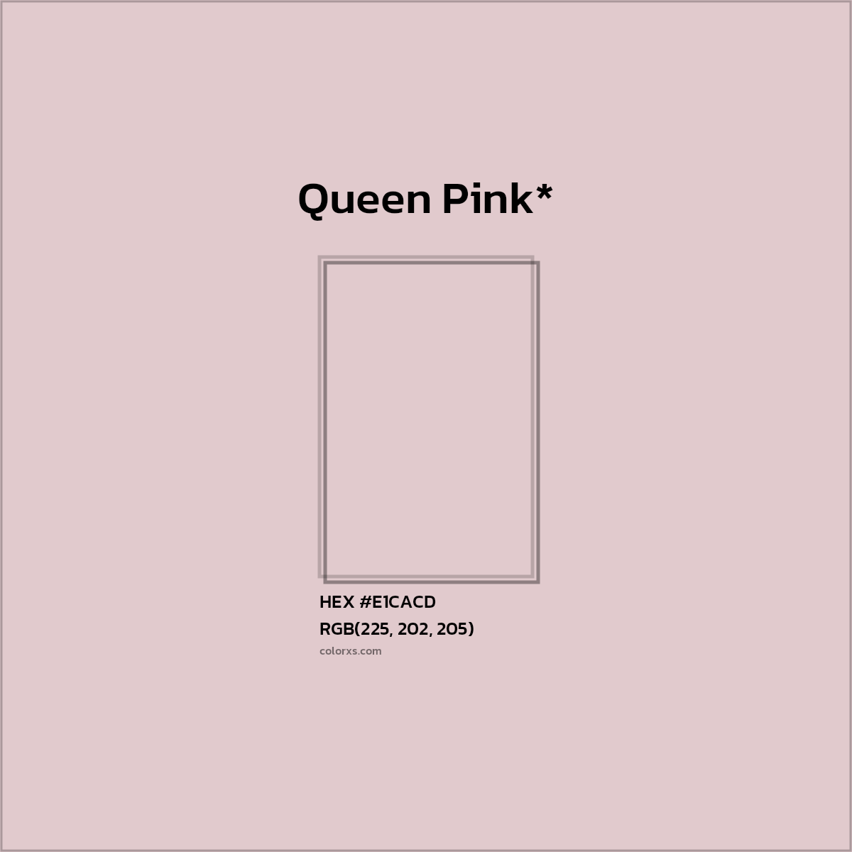 HEX #E1CACD Color Name, Color Code, Palettes, Similar Paints, Images