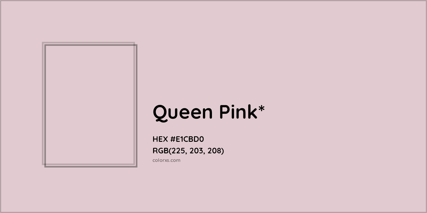 HEX #E1CBD0 Color Name, Color Code, Palettes, Similar Paints, Images