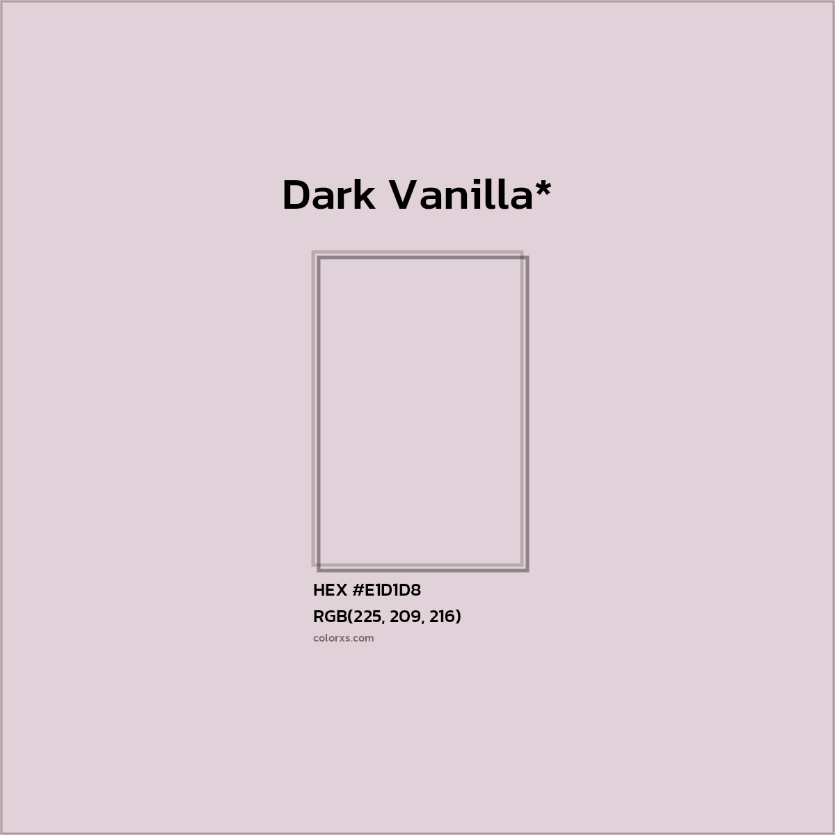 HEX #E1D1D8 Color Name, Color Code, Palettes, Similar Paints, Images