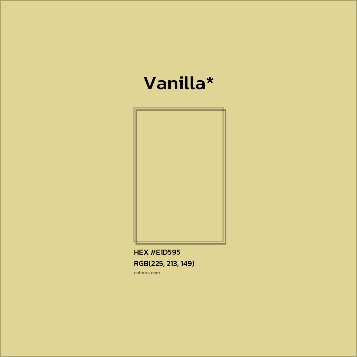 HEX #E1D595 Color Name, Color Code, Palettes, Similar Paints, Images
