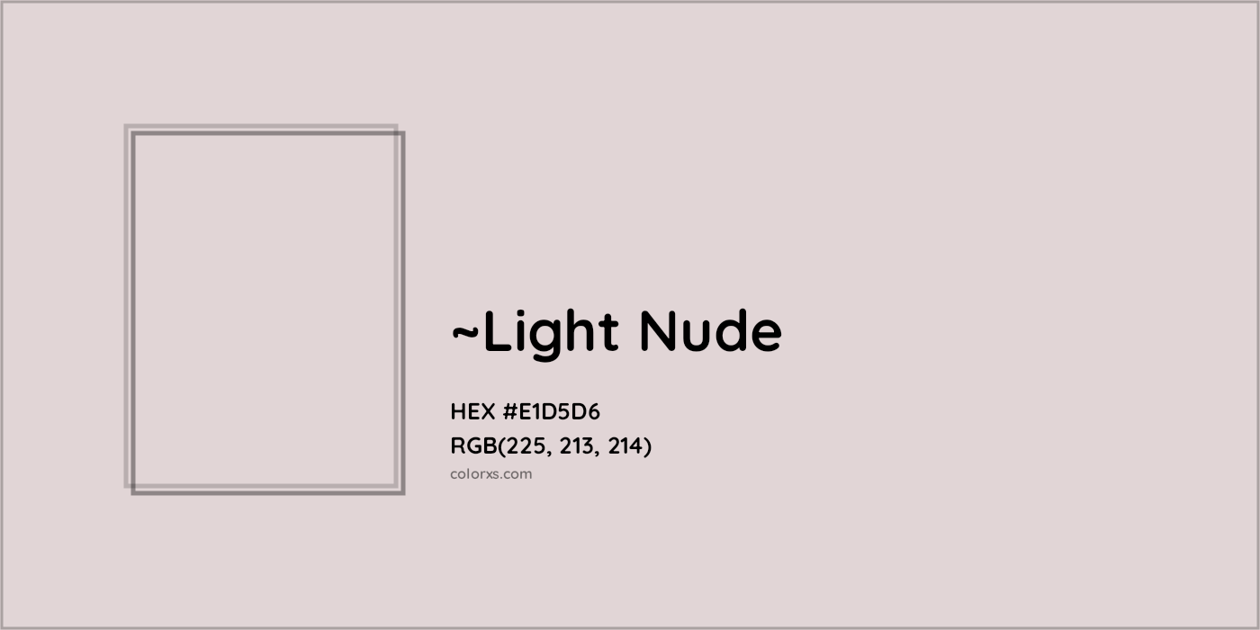 HEX #E1D5D6 Color Name, Color Code, Palettes, Similar Paints, Images