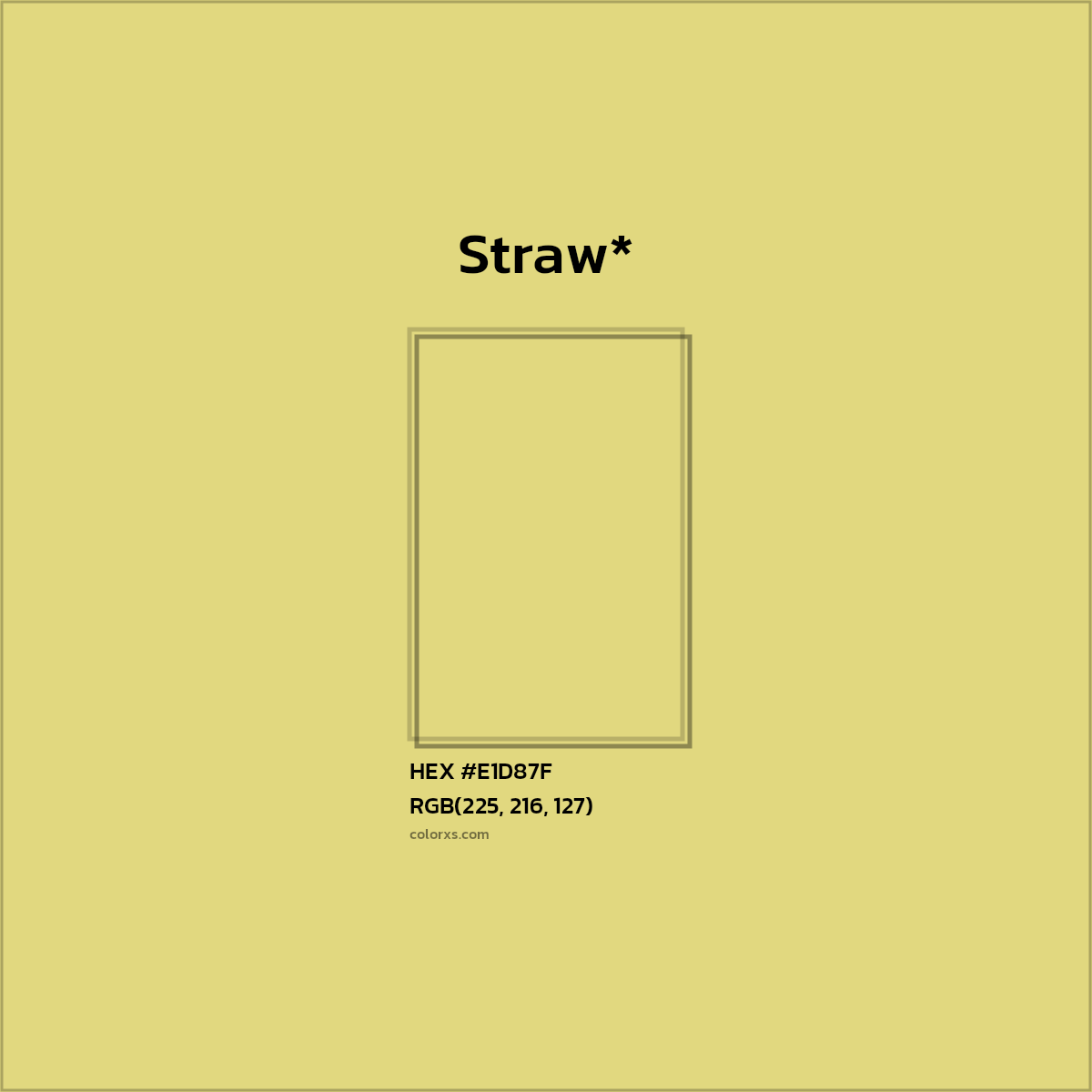 HEX #E1D87F Color Name, Color Code, Palettes, Similar Paints, Images
