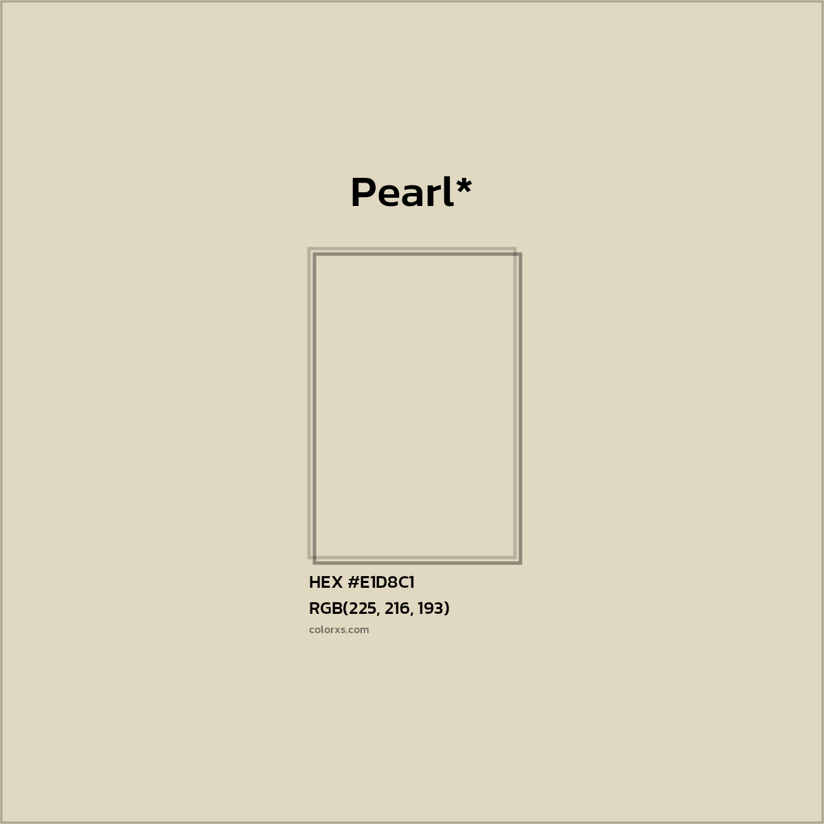 HEX #E1D8C1 Color Name, Color Code, Palettes, Similar Paints, Images
