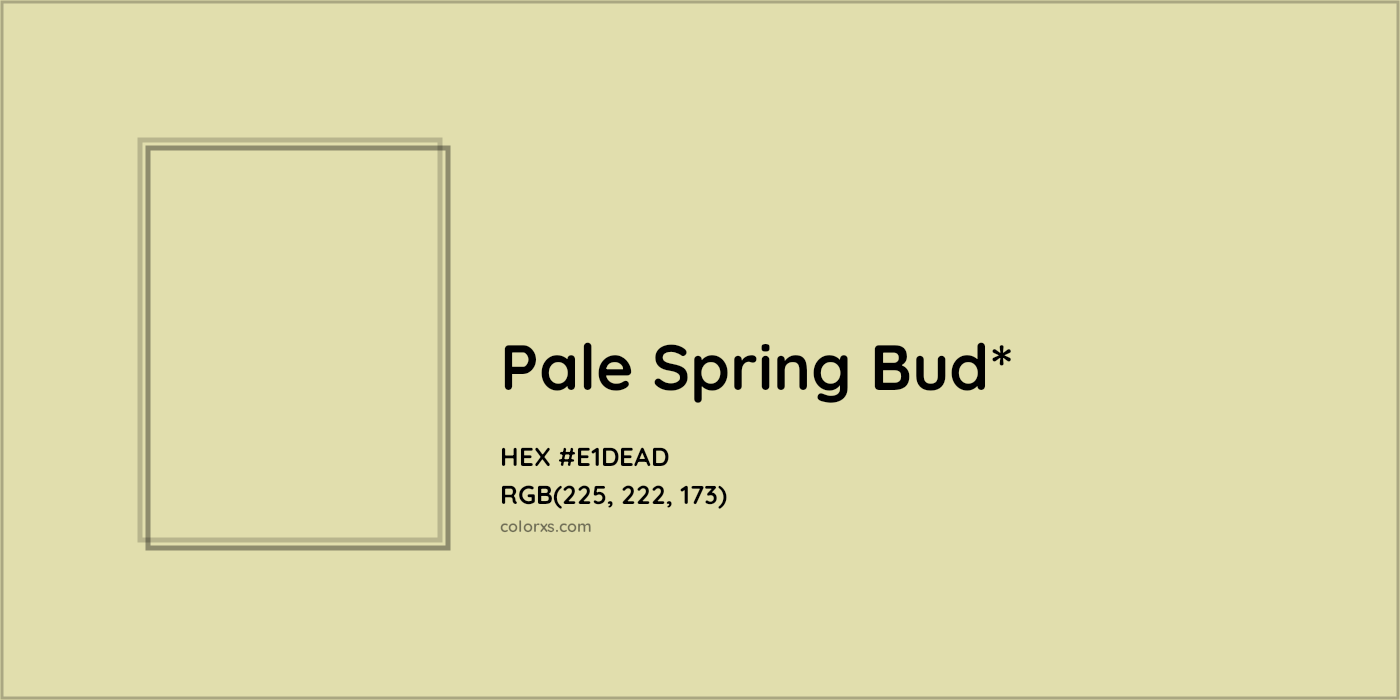 HEX #E1DEAD Color Name, Color Code, Palettes, Similar Paints, Images