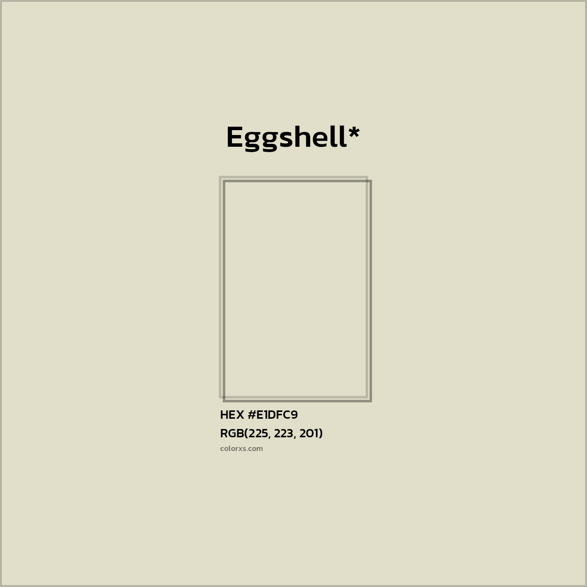 HEX #E1DFC9 Color Name, Color Code, Palettes, Similar Paints, Images
