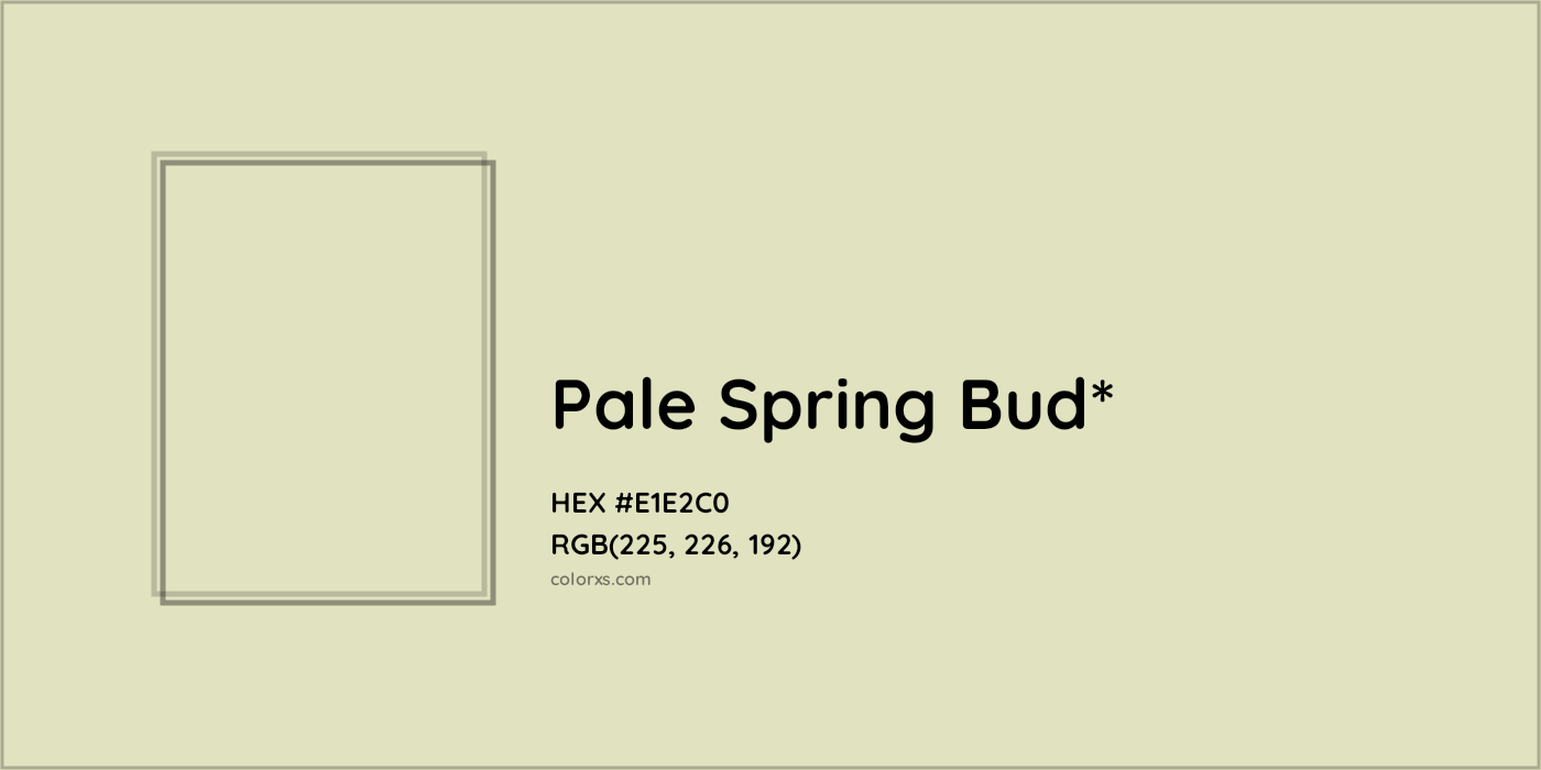 HEX #E1E2C0 Color Name, Color Code, Palettes, Similar Paints, Images
