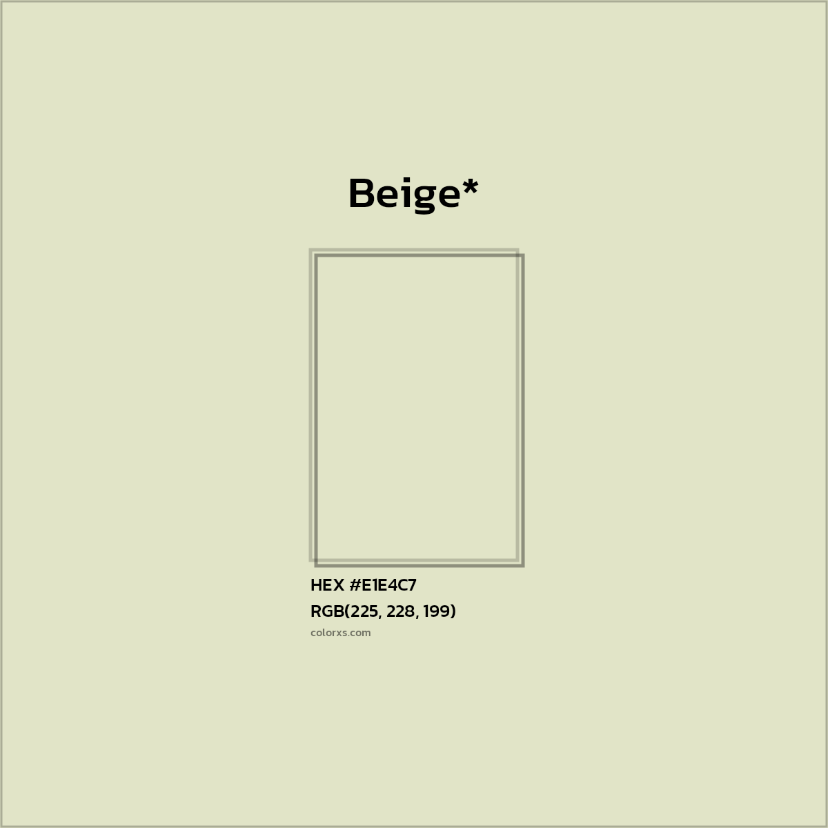 HEX #E1E4C7 Color Name, Color Code, Palettes, Similar Paints, Images
