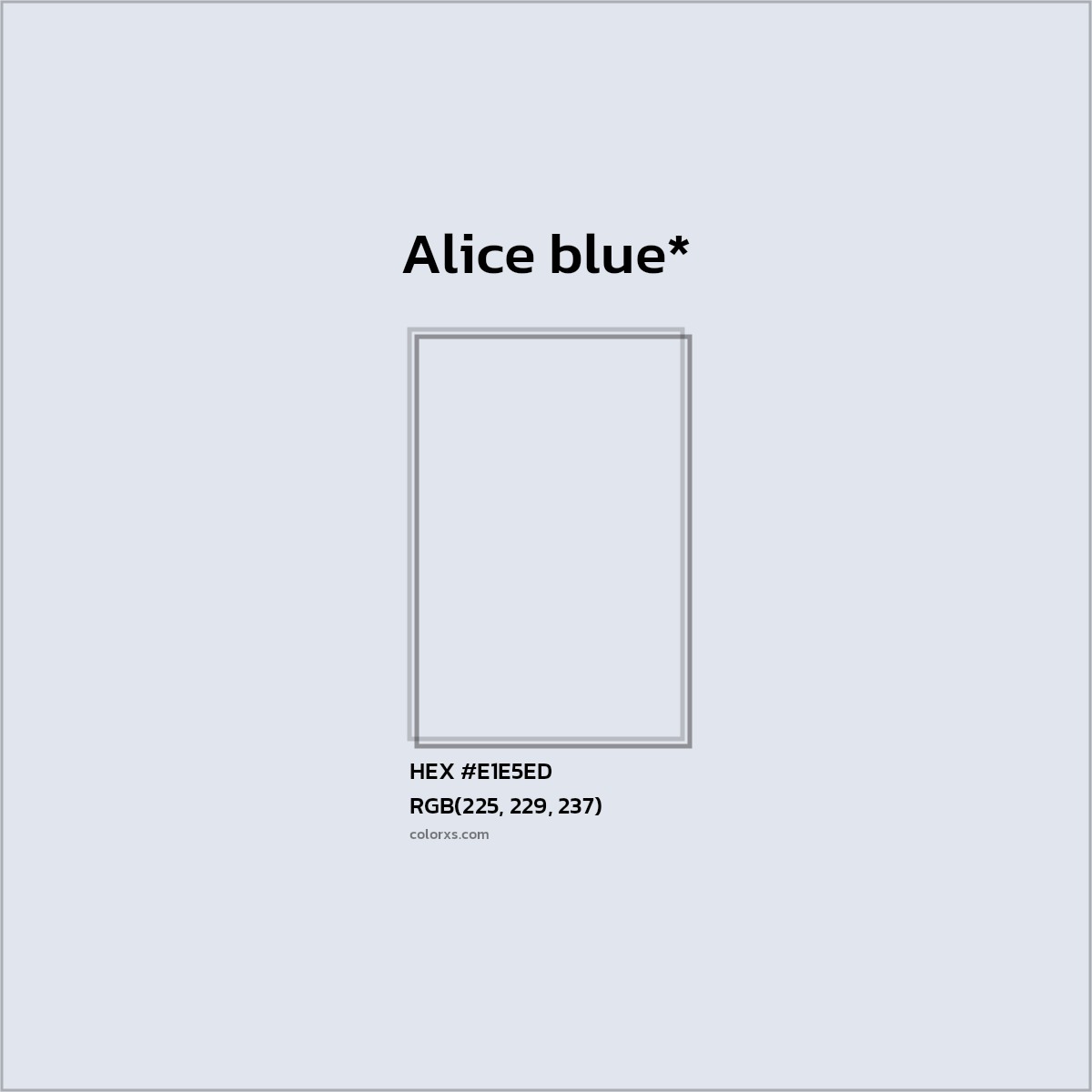 HEX #E1E5ED Color Name, Color Code, Palettes, Similar Paints, Images