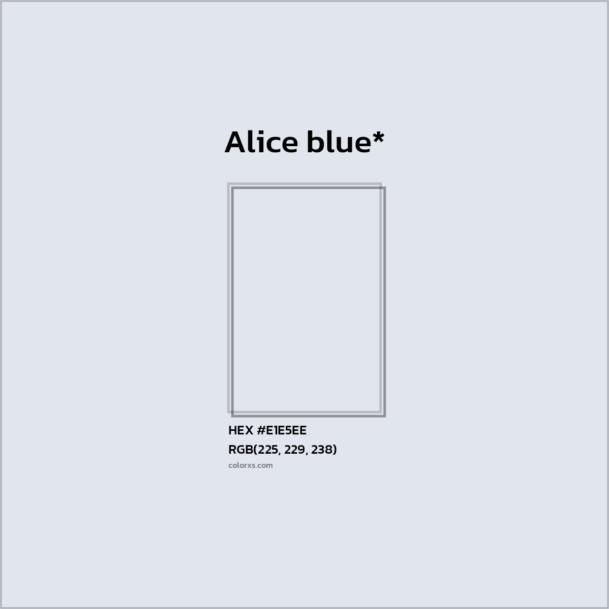 HEX #E1E5EE Color Name, Color Code, Palettes, Similar Paints, Images