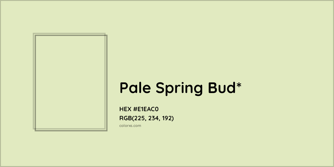 HEX #E1EAC0 Color Name, Color Code, Palettes, Similar Paints, Images
