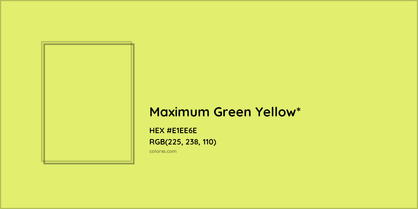 HEX #E1EE6E Color Name, Color Code, Palettes, Similar Paints, Images