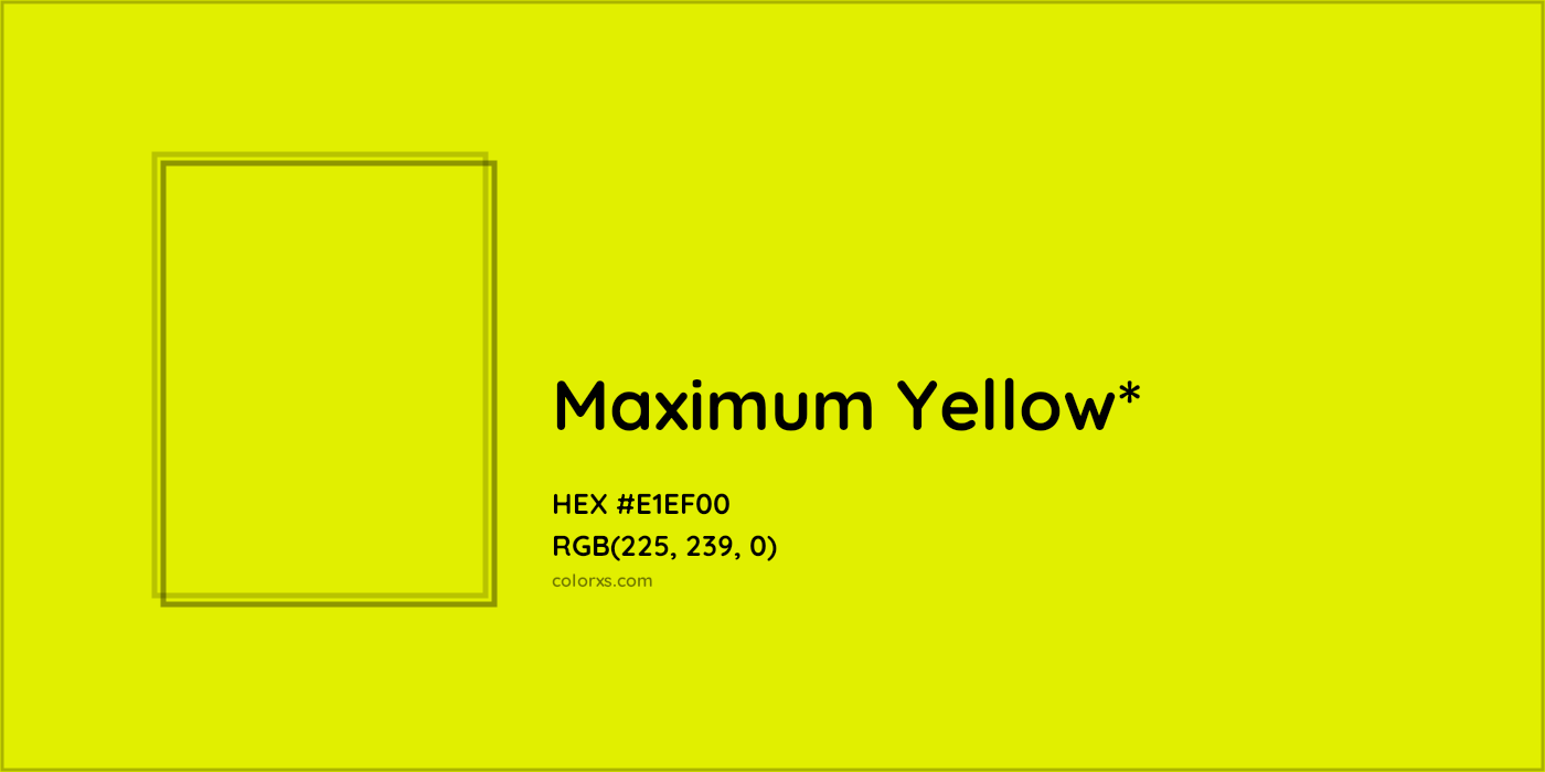 HEX #E1EF00 Color Name, Color Code, Palettes, Similar Paints, Images