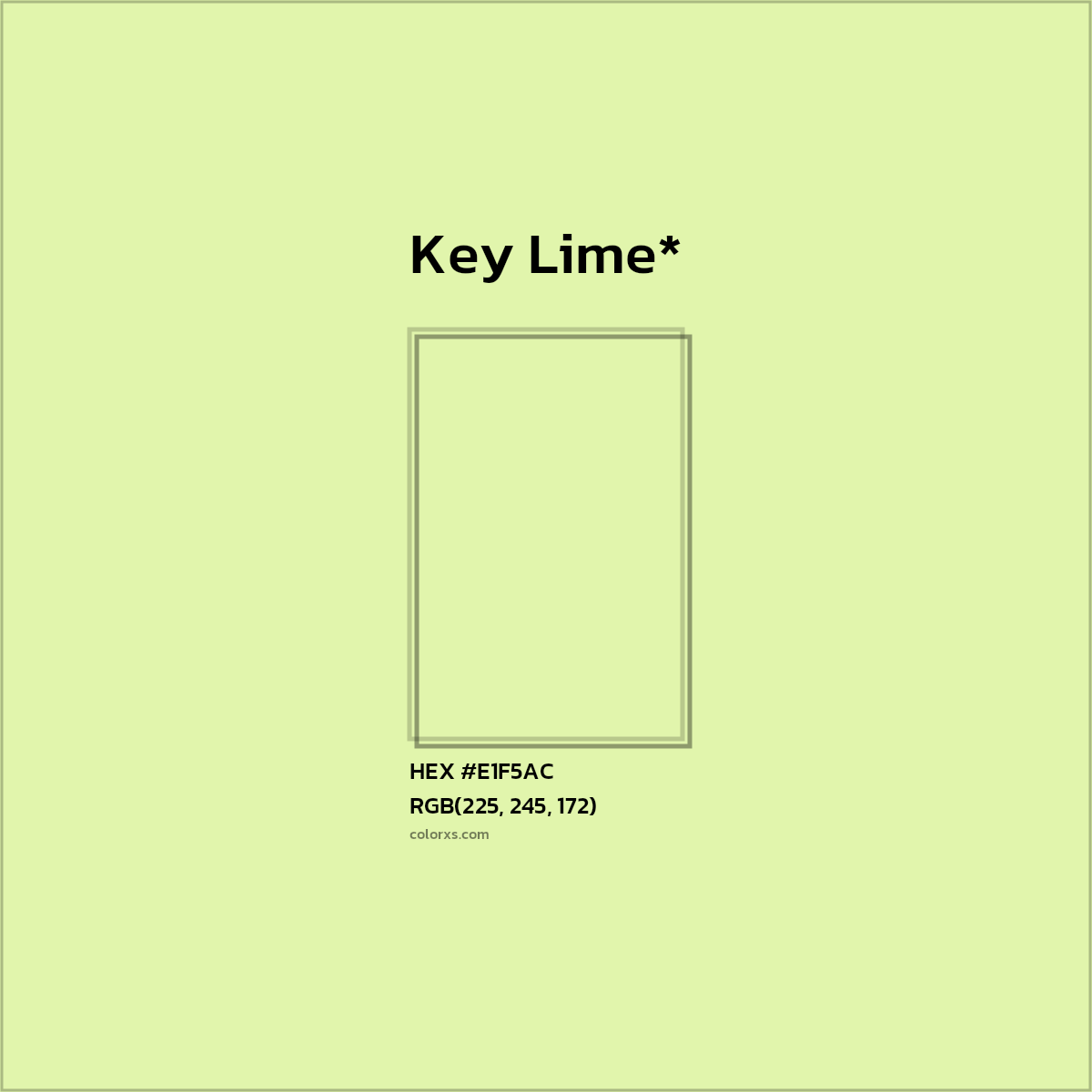 HEX #E1F5AC Color Name, Color Code, Palettes, Similar Paints, Images