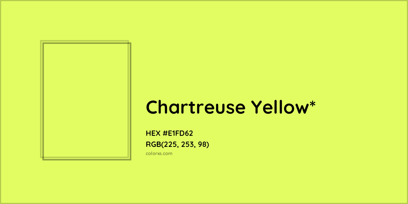 HEX #E1FD62 Color Name, Color Code, Palettes, Similar Paints, Images