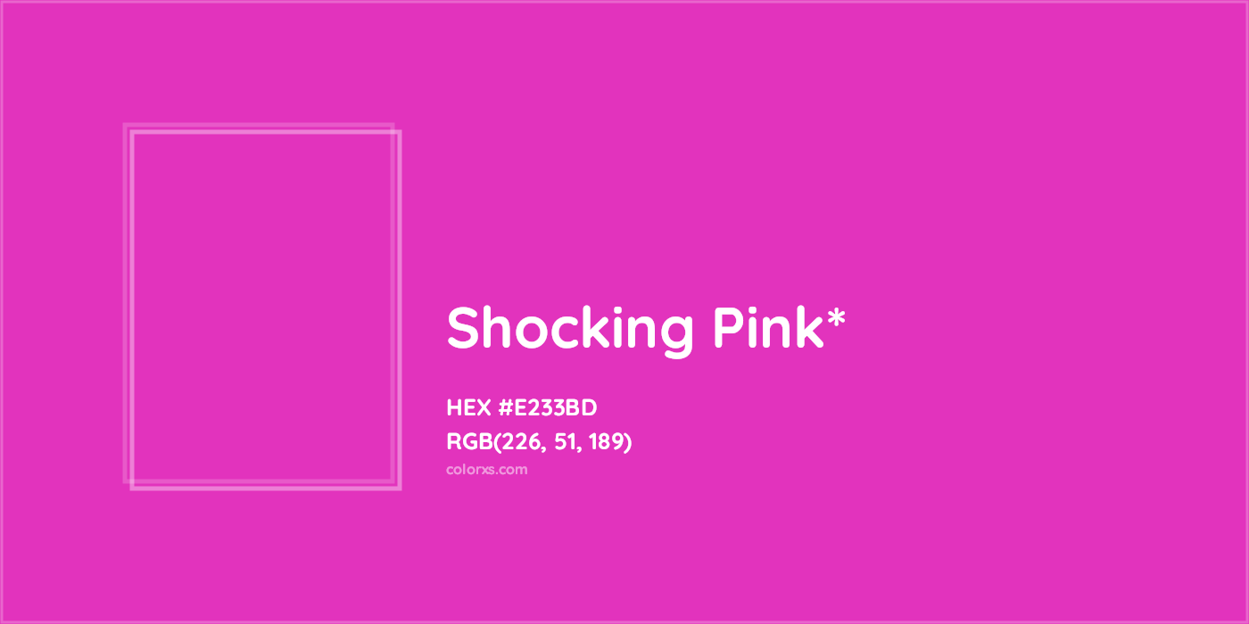HEX #E233BD Color Name, Color Code, Palettes, Similar Paints, Images