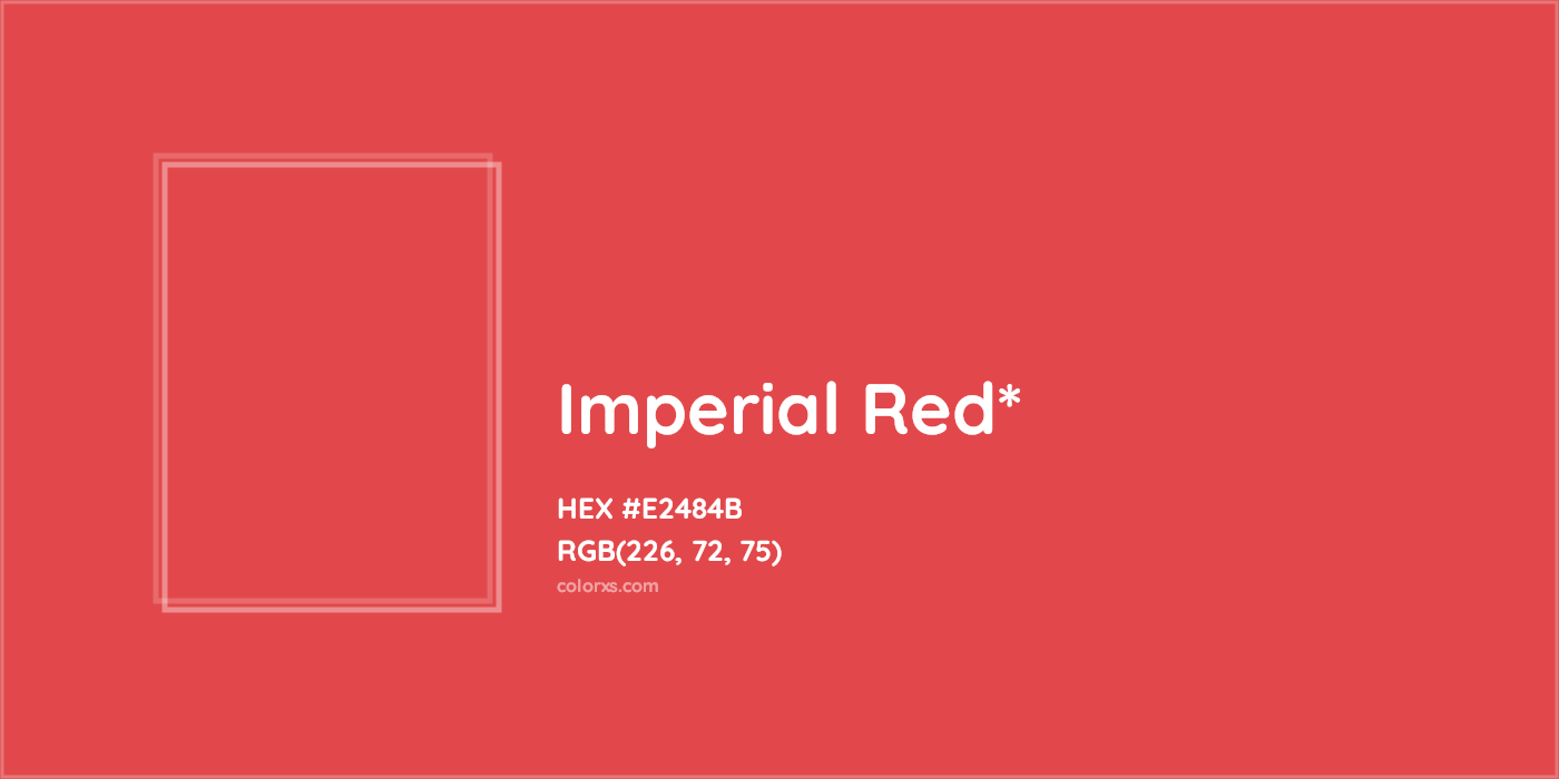 HEX #E2484B Color Name, Color Code, Palettes, Similar Paints, Images