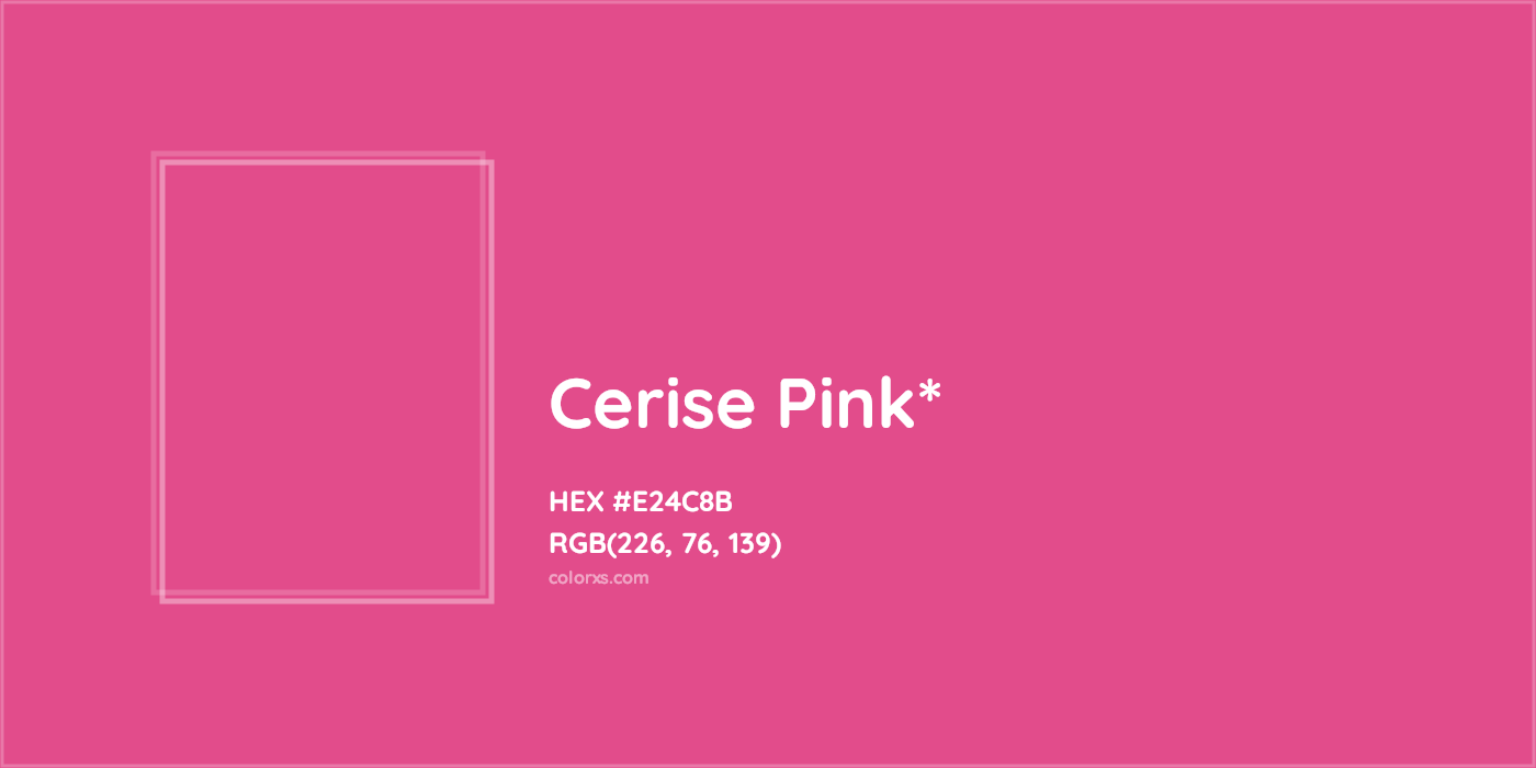 HEX #E24C8B Color Name, Color Code, Palettes, Similar Paints, Images