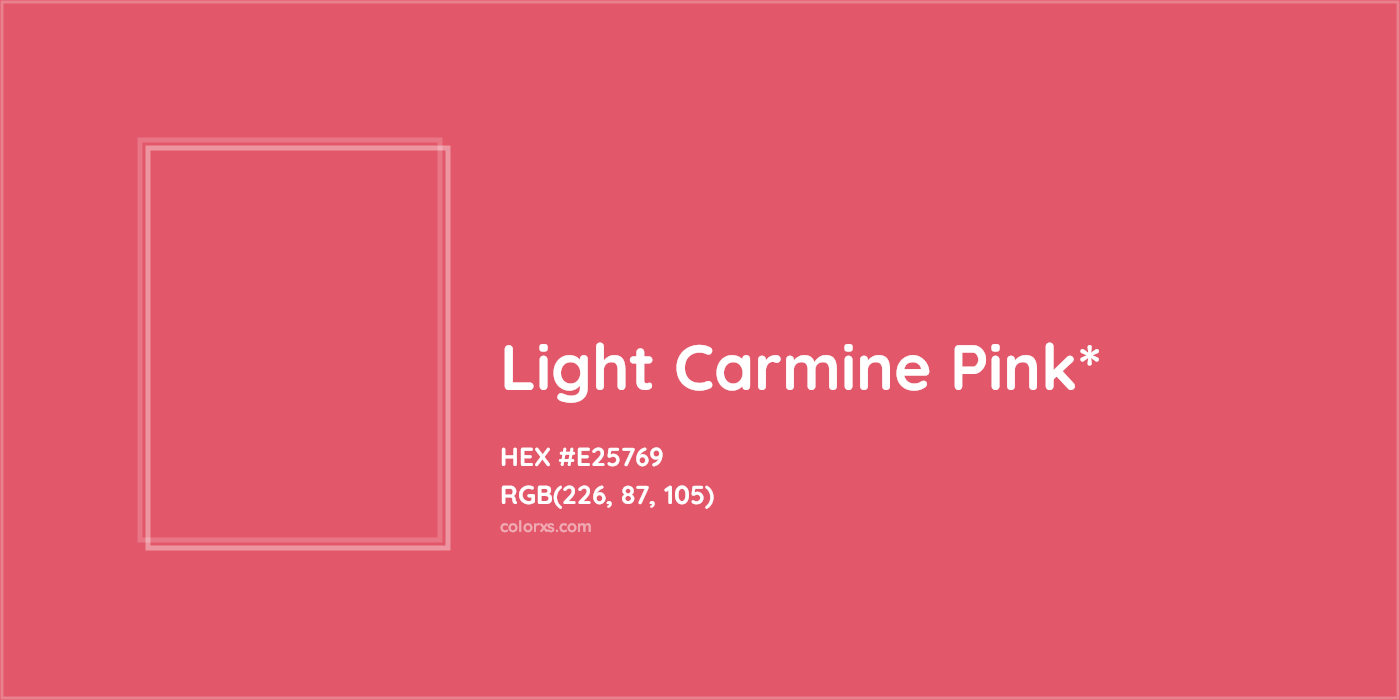 HEX #E25769 Color Name, Color Code, Palettes, Similar Paints, Images