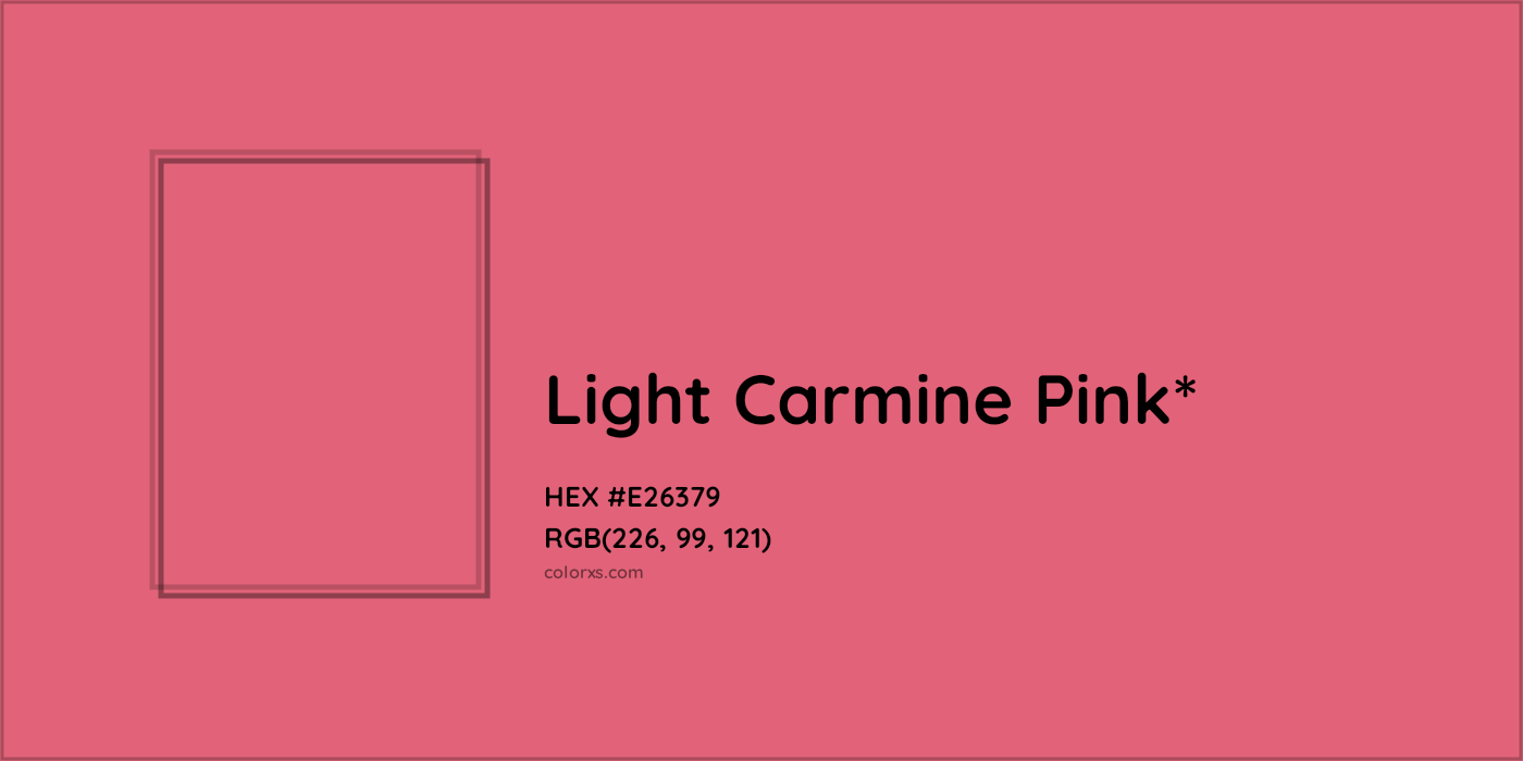 HEX #E26379 Color Name, Color Code, Palettes, Similar Paints, Images