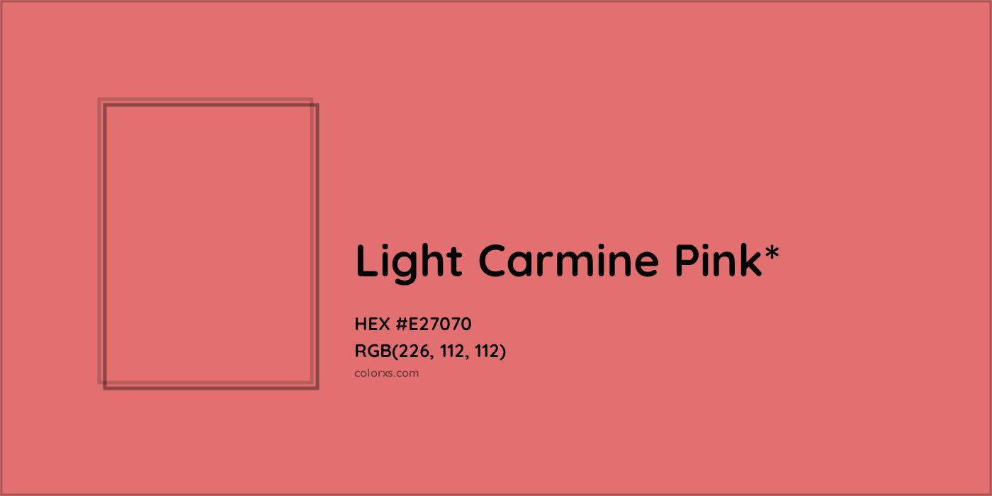 HEX #E27070 Color Name, Color Code, Palettes, Similar Paints, Images