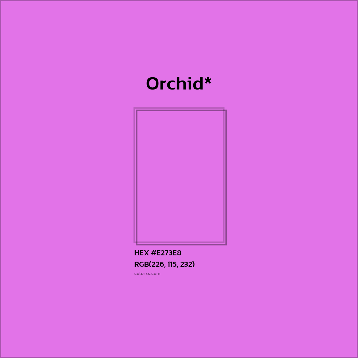 HEX #E273E8 Color Name, Color Code, Palettes, Similar Paints, Images
