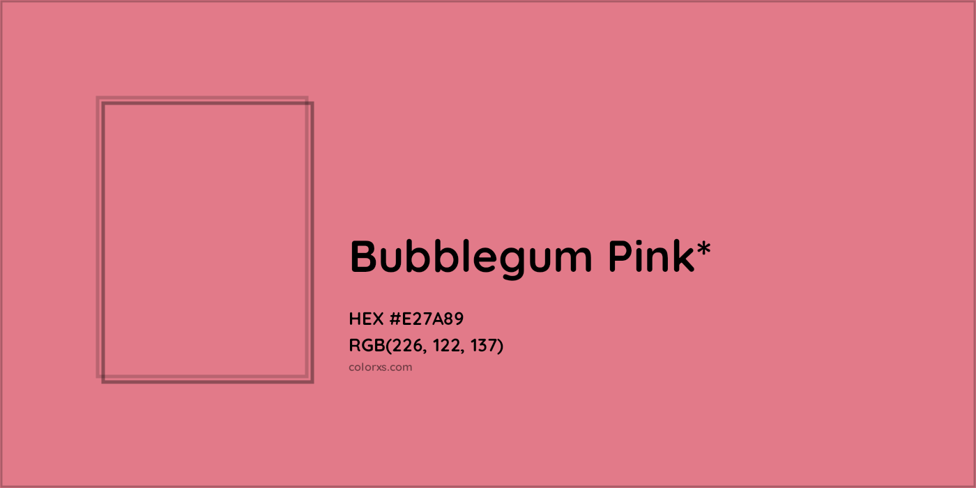 HEX #E27A89 Color Name, Color Code, Palettes, Similar Paints, Images