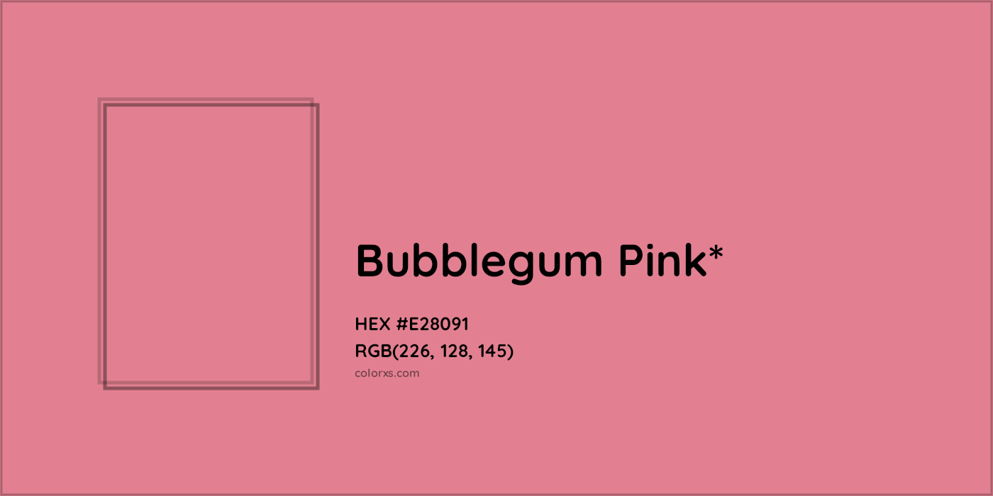 HEX #E28091 Color Name, Color Code, Palettes, Similar Paints, Images