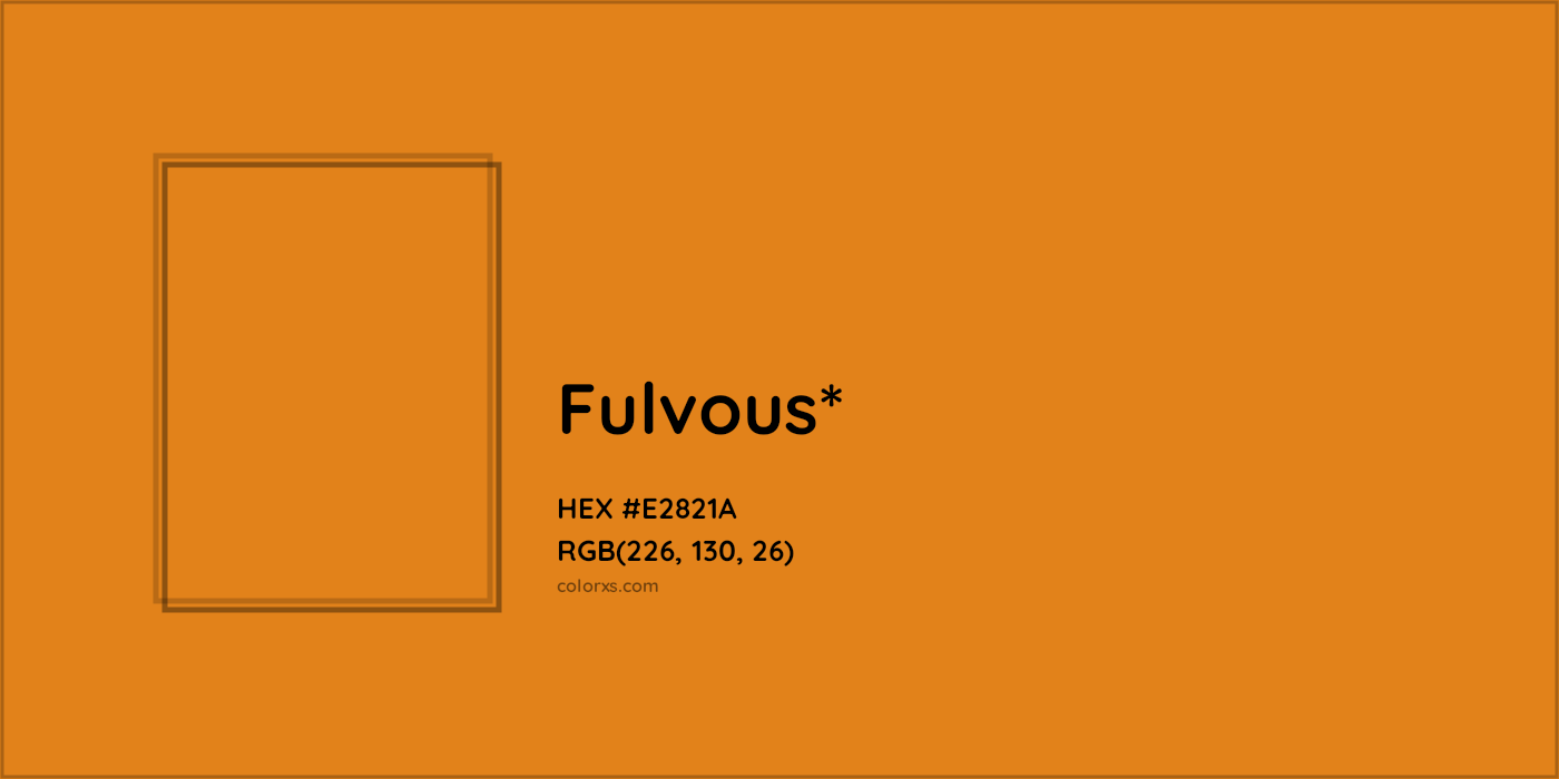 HEX #E2821A Color Name, Color Code, Palettes, Similar Paints, Images
