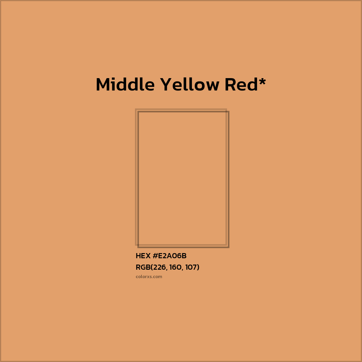 HEX #E2A06B Color Name, Color Code, Palettes, Similar Paints, Images