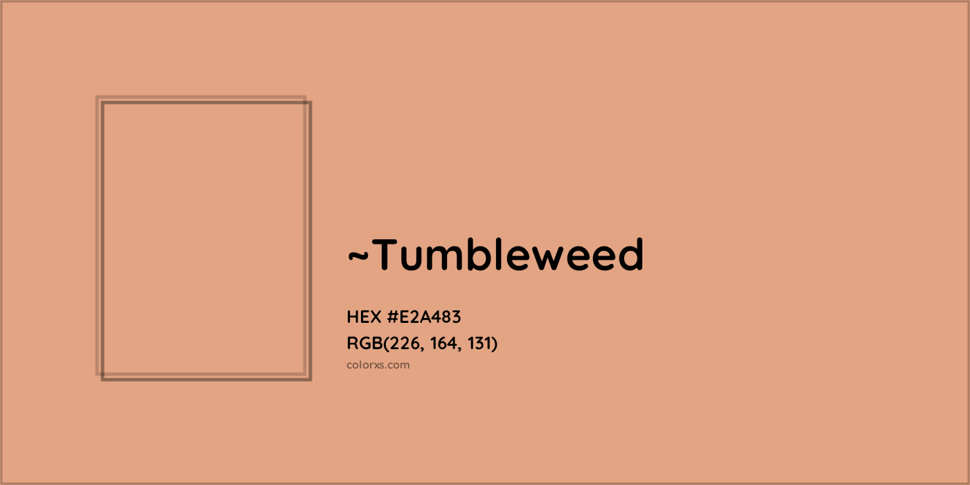 HEX #E2A483 Color Name, Color Code, Palettes, Similar Paints, Images