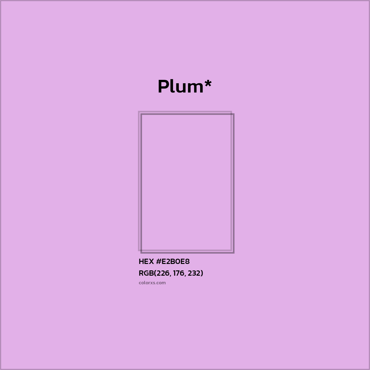 HEX #E2B0E8 Color Name, Color Code, Palettes, Similar Paints, Images
