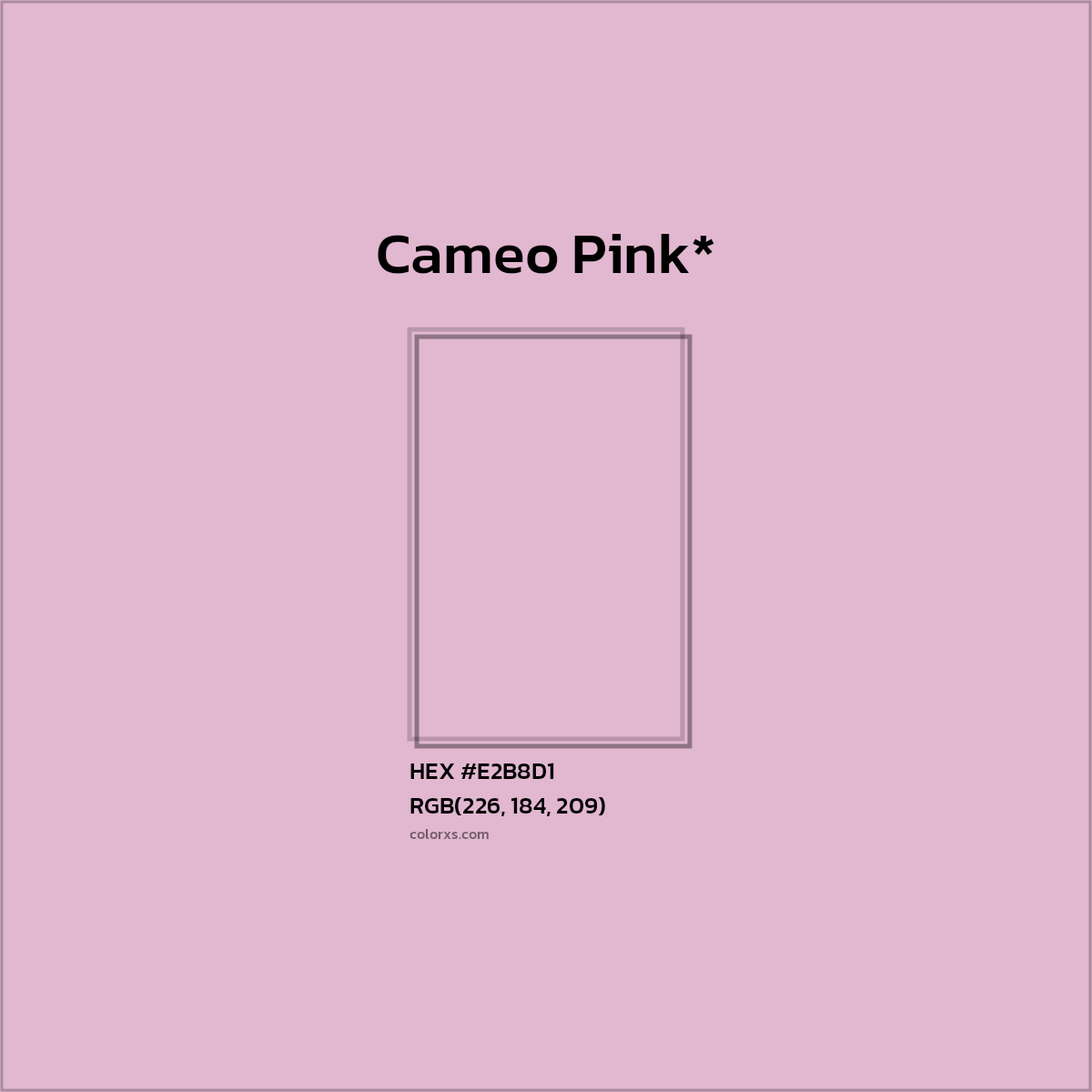 HEX #E2B8D1 Color Name, Color Code, Palettes, Similar Paints, Images