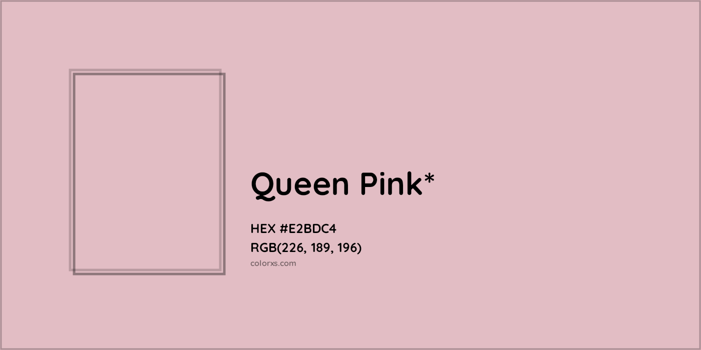 HEX #E2BDC4 Color Name, Color Code, Palettes, Similar Paints, Images