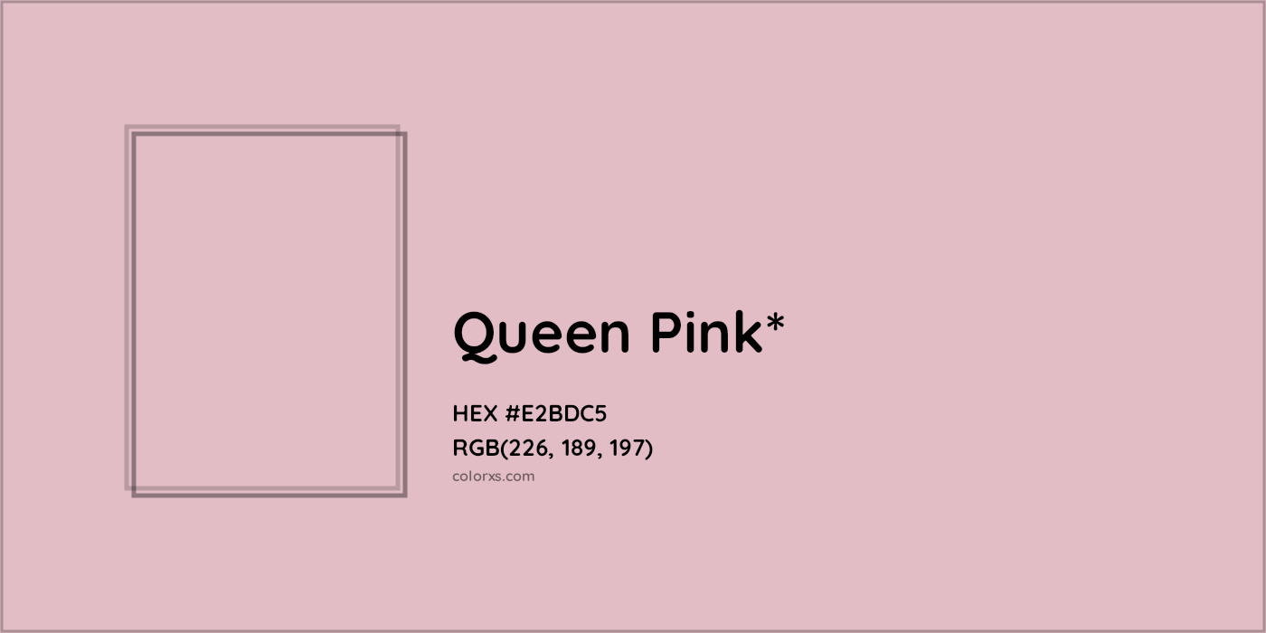HEX #E2BDC5 Color Name, Color Code, Palettes, Similar Paints, Images