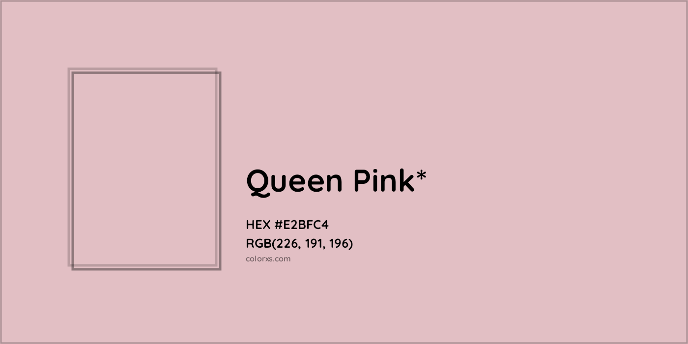 HEX #E2BFC4 Color Name, Color Code, Palettes, Similar Paints, Images