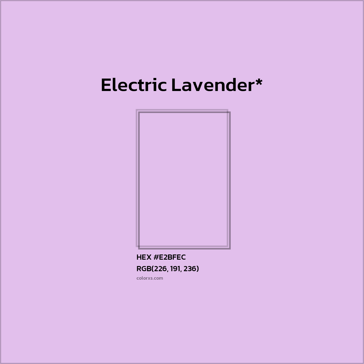 HEX #E2BFEC Color Name, Color Code, Palettes, Similar Paints, Images