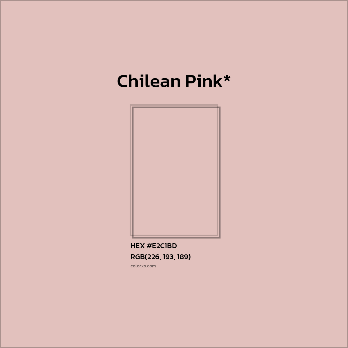 HEX #E2C1BD Color Name, Color Code, Palettes, Similar Paints, Images