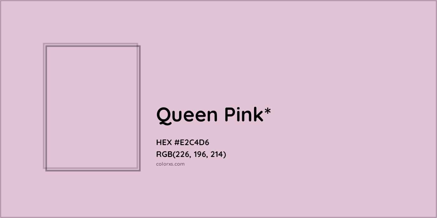 HEX #E2C4D6 Color Name, Color Code, Palettes, Similar Paints, Images