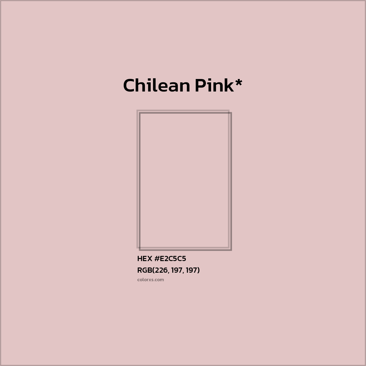 HEX #E2C5C5 Color Name, Color Code, Palettes, Similar Paints, Images
