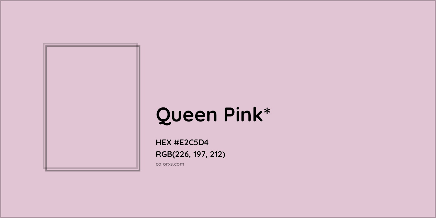 HEX #E2C5D4 Color Name, Color Code, Palettes, Similar Paints, Images