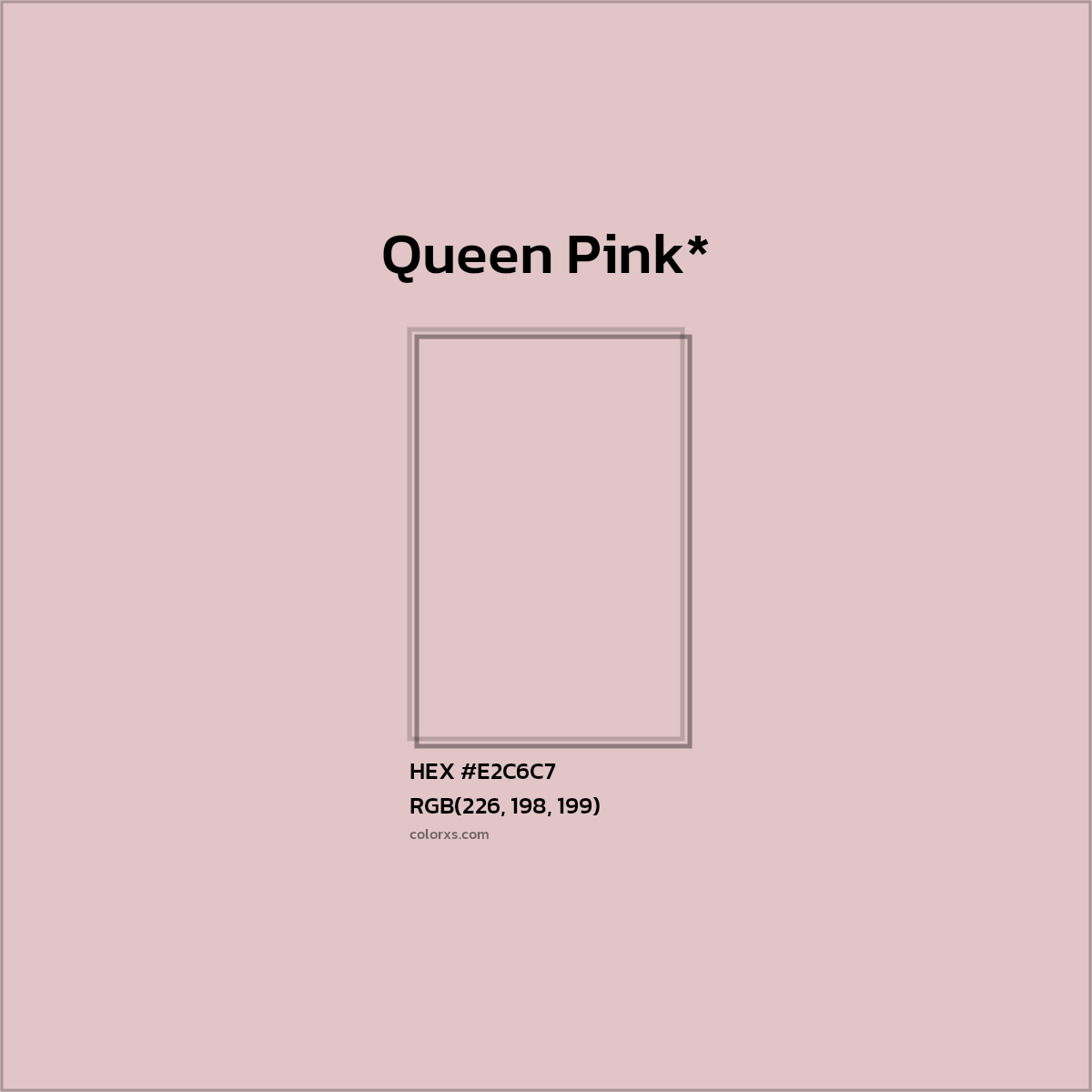 HEX #E2C6C7 Color Name, Color Code, Palettes, Similar Paints, Images