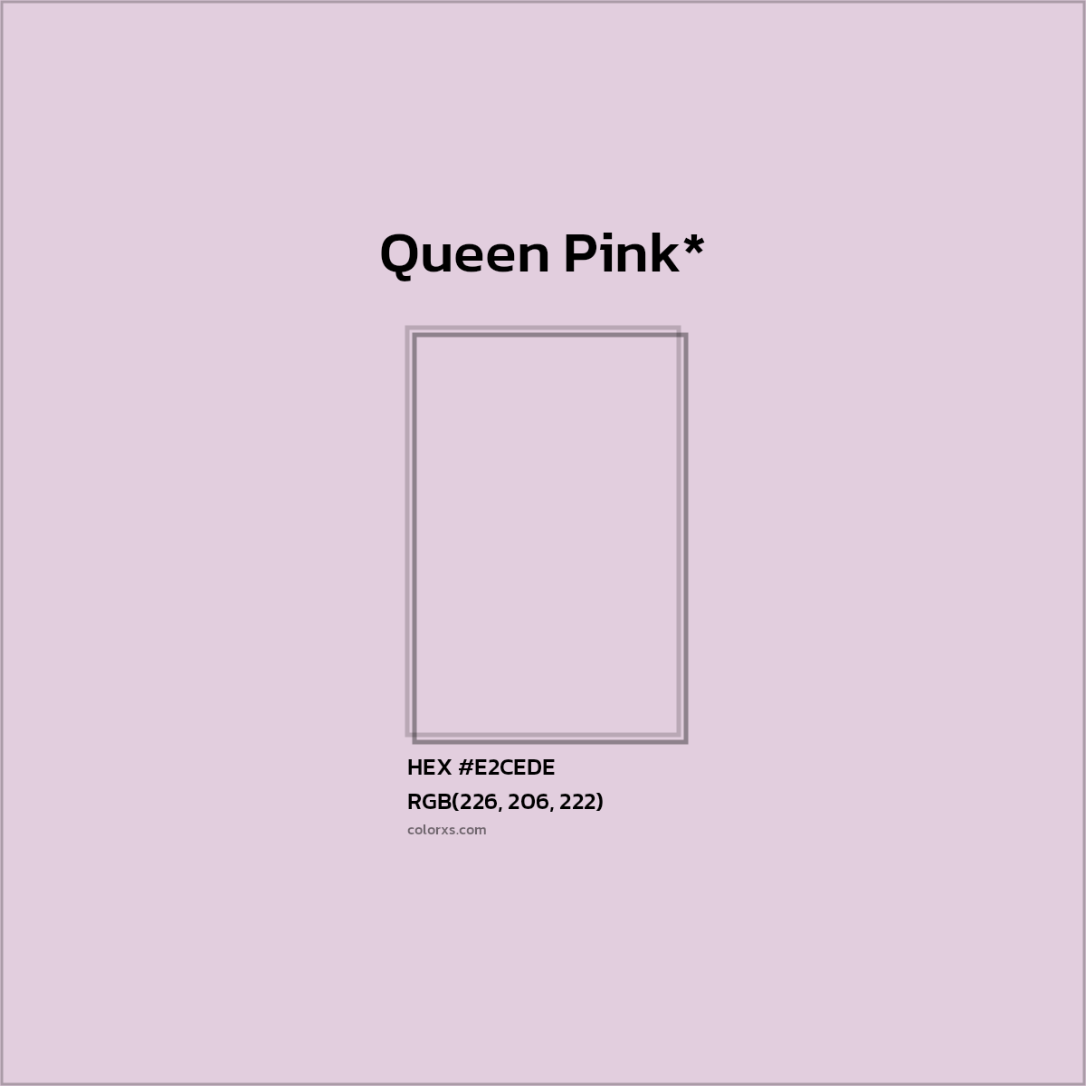 HEX #E2CEDE Color Name, Color Code, Palettes, Similar Paints, Images