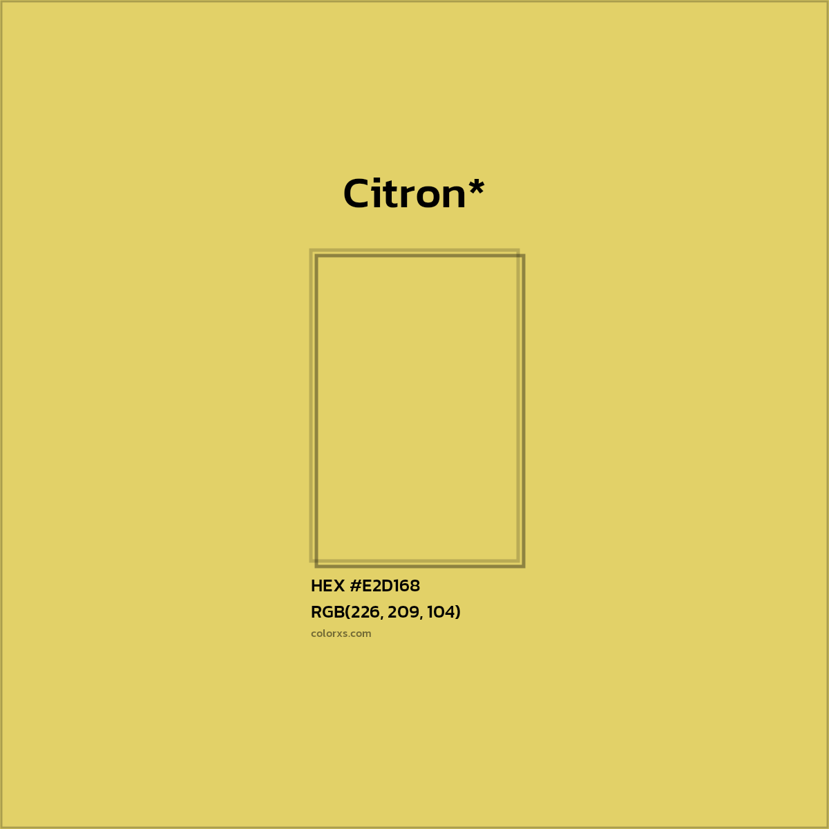 HEX #E2D168 Color Name, Color Code, Palettes, Similar Paints, Images