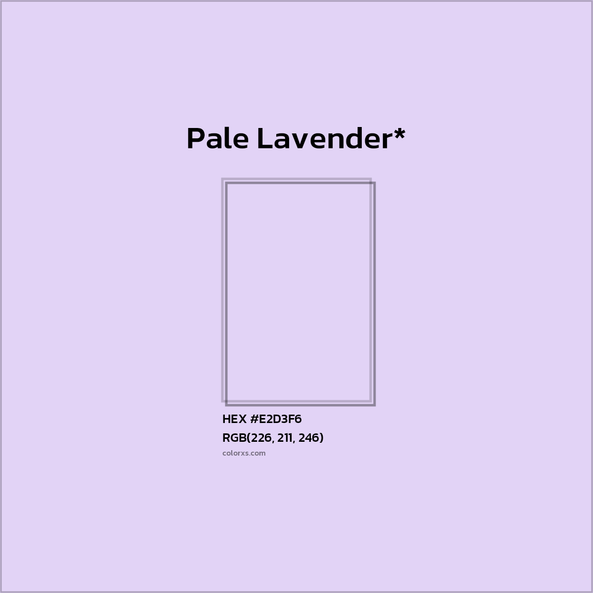 HEX #E2D3F6 Color Name, Color Code, Palettes, Similar Paints, Images