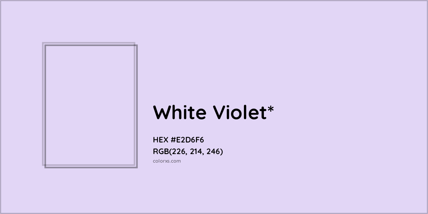 HEX #E2D6F6 Color Name, Color Code, Palettes, Similar Paints, Images