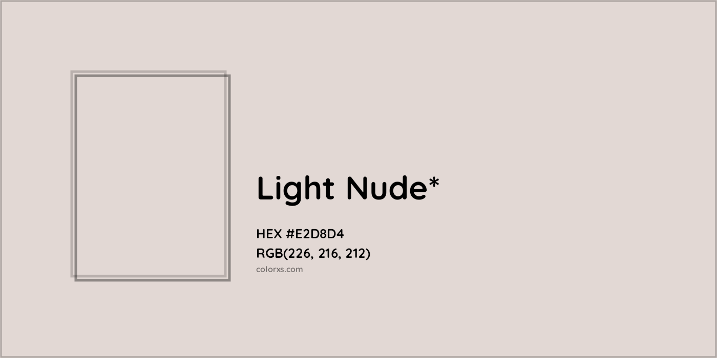 HEX #E2D8D4 Color Name, Color Code, Palettes, Similar Paints, Images