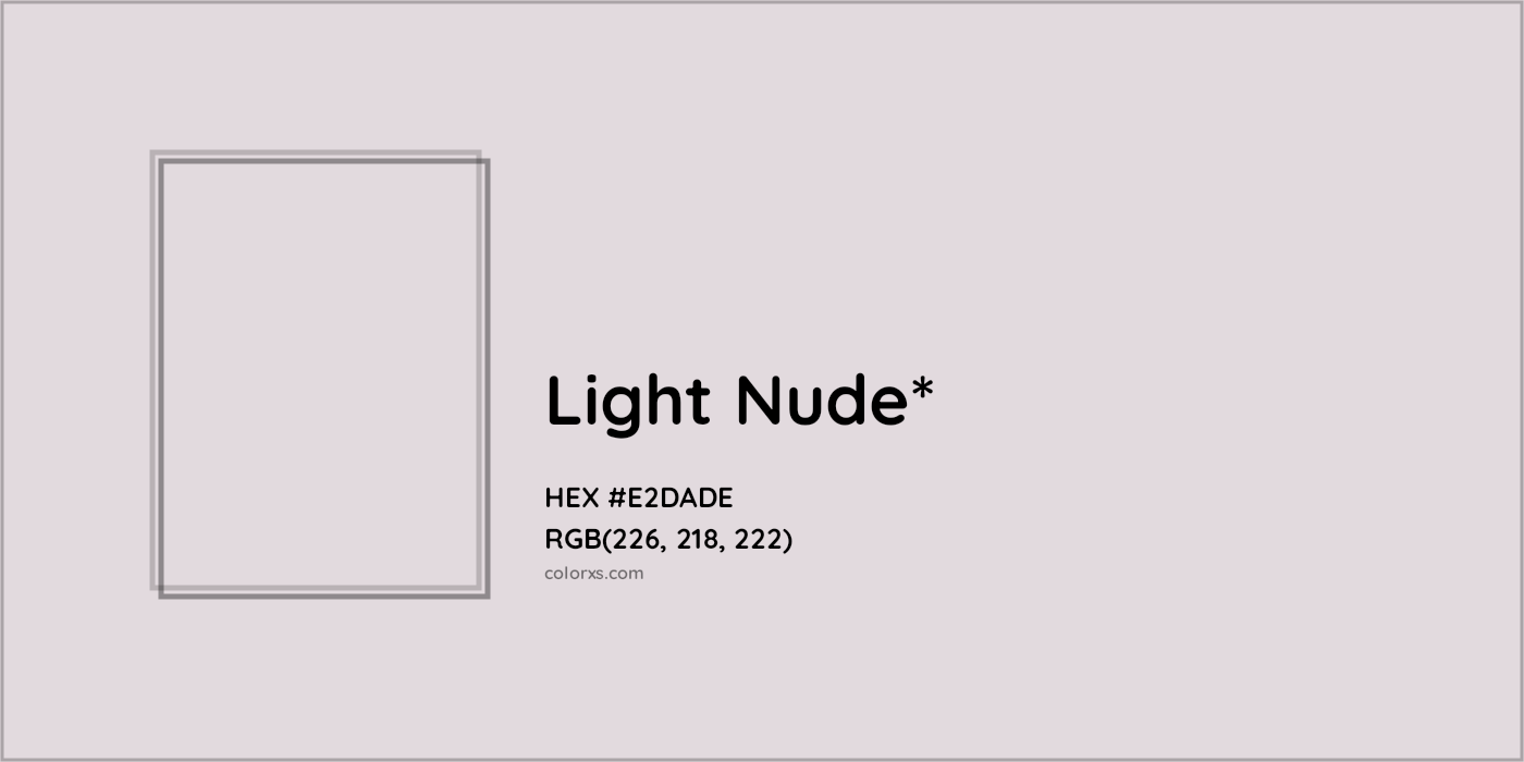 HEX #E2DADE Color Name, Color Code, Palettes, Similar Paints, Images